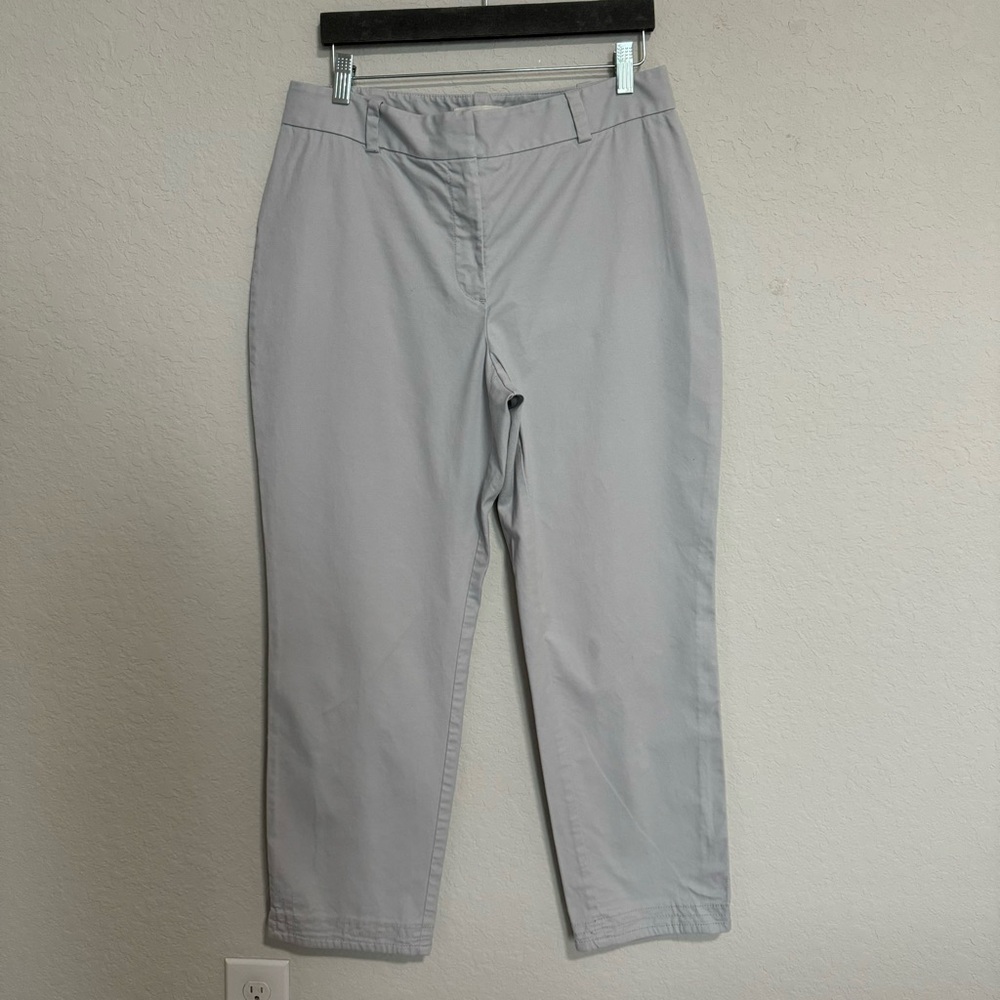 Talbots Heritage Women’s Pants Flat Front Beige Sz 12p